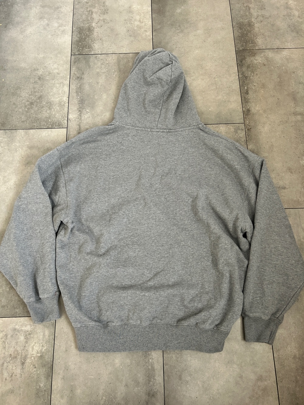 Brandy Melville gray neutral full zip Christy hoodie one size - Picture 3 of 6
